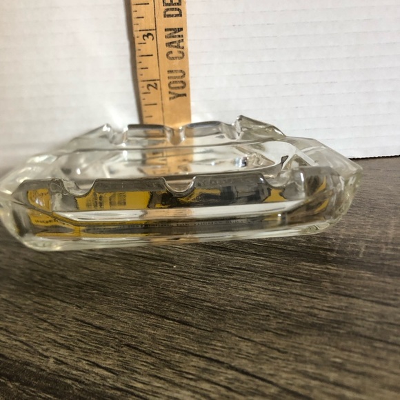 Vtg Glass Advertising Ashtray - Picture 7 of 9